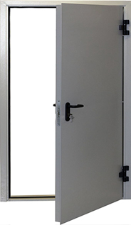 Двери противопожарные глухие, 1 или 2створки, из наличия, под ключ. ДМП EI60 