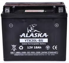 Аккумулятор ALASKA  18АЧ YTX20L-BS 12V 