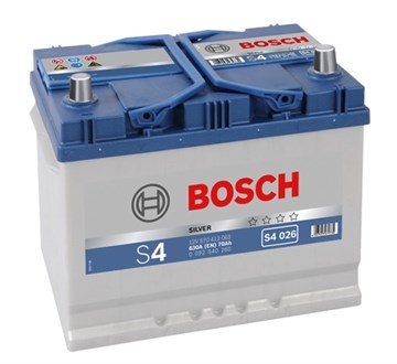 Аккумулятор BOSCH  Silver S4 004 60 А/ч о.п. (560 409) низк. 