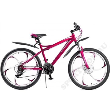 Велосипед BLACK AQUA Lady 2681 V 26" (фиолетовый) 